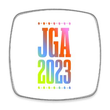 Jga 2023 Junggesellenabschied - Viereckiger Kühlschrankmagnet - Weiß - Vorne