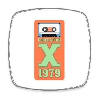 1979 Génération X Reggae - Magnet carré - blanc - Devant