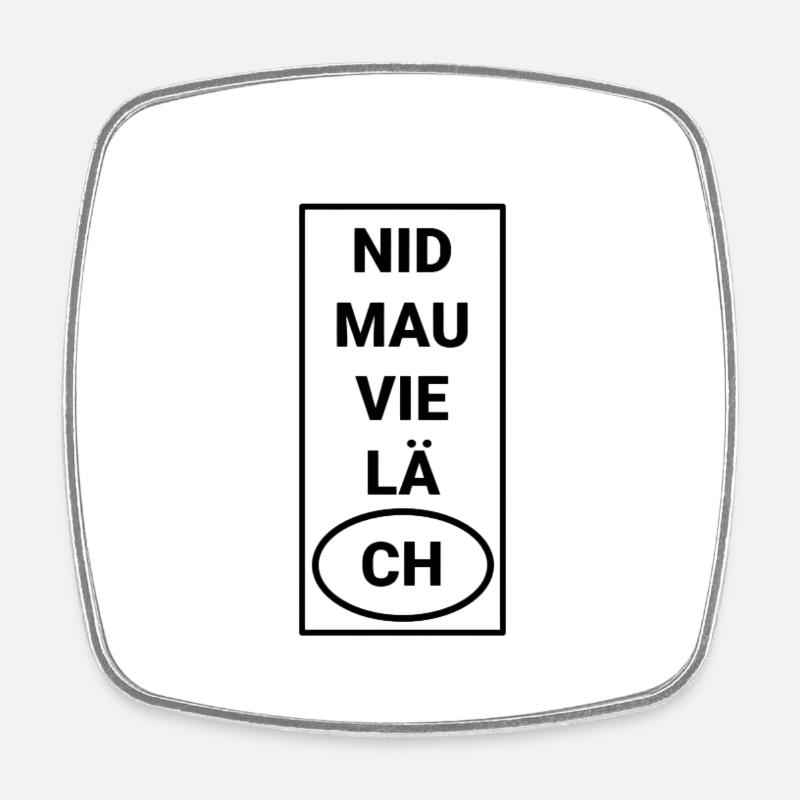 Nid mau vieläch Photoroom - Square fridge magnet - white