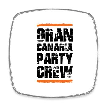 L’équipe de la fête de Gran Canaria - Magnet carré - blanc - Devant