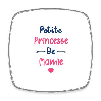 Petite princesse de mamie - Magnet carré - blanc - Devant