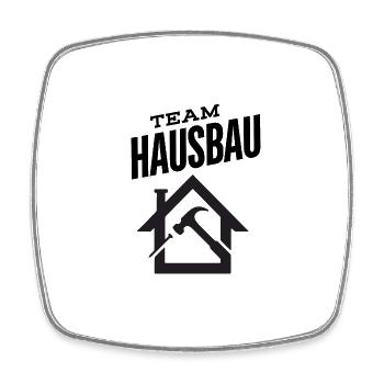 Team House Construction - Square fridge magnet - white - Front