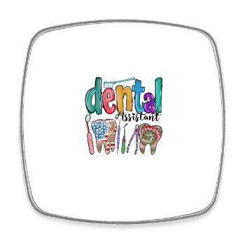 Dental Assistant Oral Hygienist RDH Dentist Gift - Viereckiger Kühlschrankmagnet - Weiß - Vorne