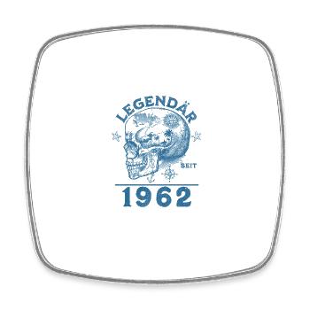 Geburtstag Legendär Seit 1962 Geschenk - Viereckiger Kühlschrankmagnet - Weiß - Vorne
