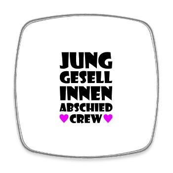 Hen Party Crew Hen - Square fridge magnet - white - Front