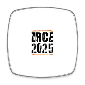Zrce 2025 Spruch - Viereckiger Kühlschrankmagnet - Weiß - Vorne