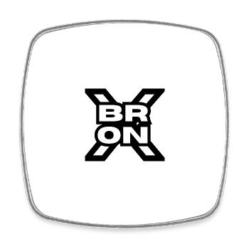 Le BRONX ! - Magnet carré - blanc - Devant