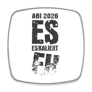 Ça s’aggrave de toute façon | Abi 2026 - Parti de l’Abitur - Magnet carré - blanc - Devant