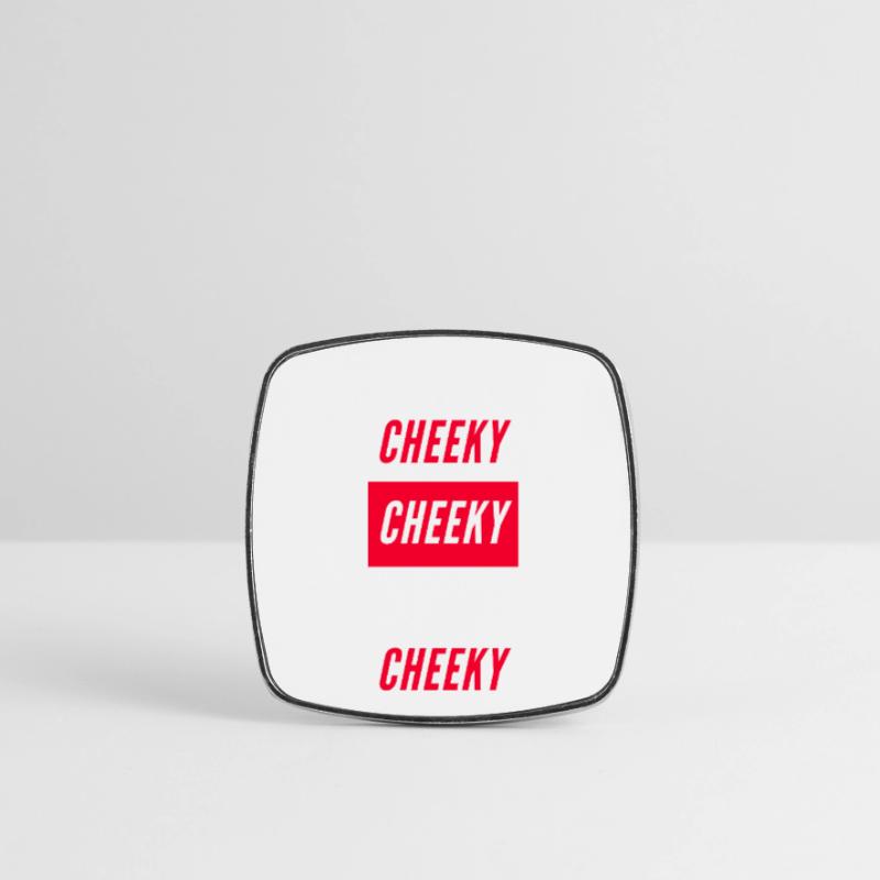 Tipografia a blocchi sfacciata Calamita quadrata da frigo