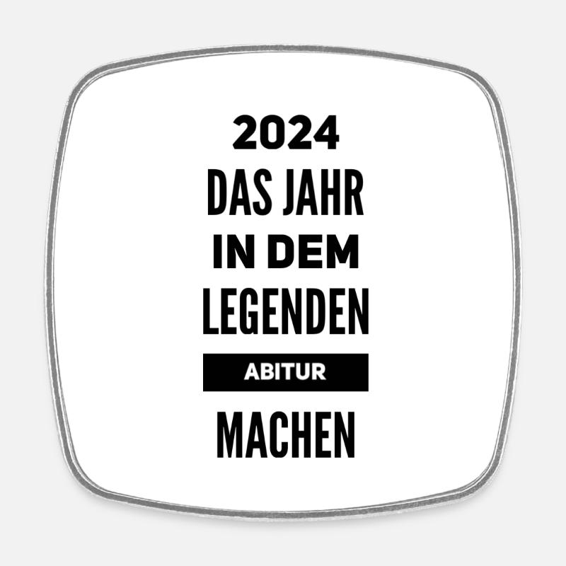 Abi 2024 - Square fridge magnet - white