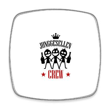 Junggesellen Crew Jga Party Lustig - Viereckiger Kühlschrankmagnet - Weiß - Vorne