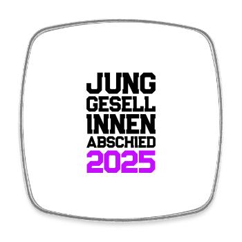 Junggesellinnenabschied 2025 Jga - Viereckiger Kühlschrankmagnet - Weiß - Vorne