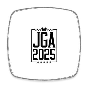 Bachelor Party 2025 Bachelor Party - Square fridge magnet - white - Front