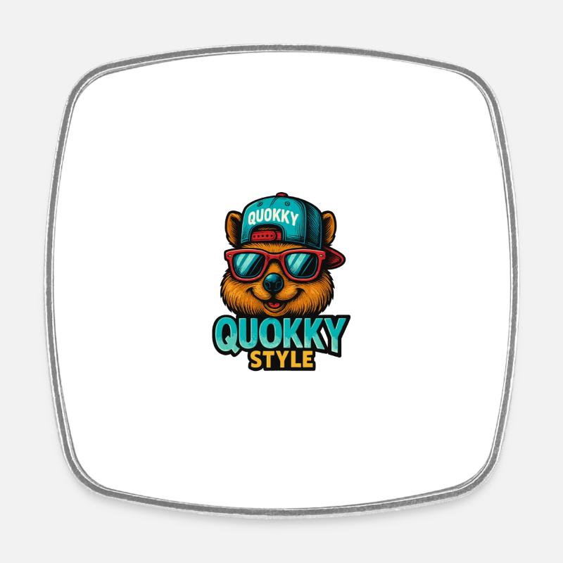 QUOKKY STYLE - Square fridge magnet - white