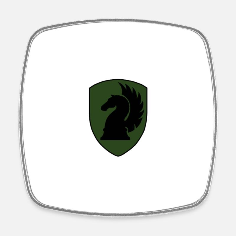 Pegasus K3 Jäger - Viereckiger Kühlschrankmagnet - Weiß