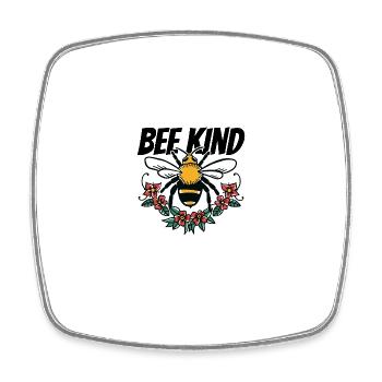 Bee Child Beekeeper Bees Whisperer Beekeeper - Square fridge magnet - white - Front