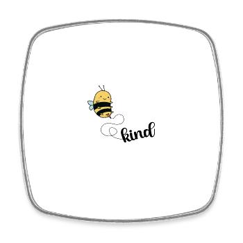 Bee Child Beekeeper Bees Whisperer Beekeeper - Square fridge magnet - white - Front