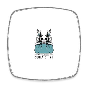 Offizielles Schlafshirt Wendigo - Viereckiger Kühlschrankmagnet - Weiß - Vorne