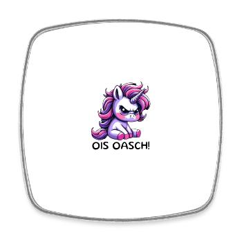 Ois Oasch - Square fridge magnet - white - Front