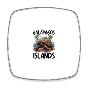 Îles Galapagos - Magnet carré - blanc - Devant