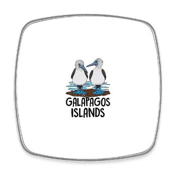 Îles Galapagos - Magnet carré - blanc - Devant