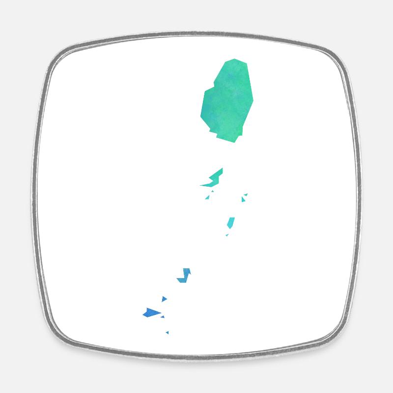 Saint Vincent and the Grenadines - Square fridge magnet - white