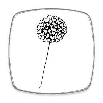 Loreli AMOR-Pusti - The Original by heavenlygoods - Square fridge magnet - white - Front