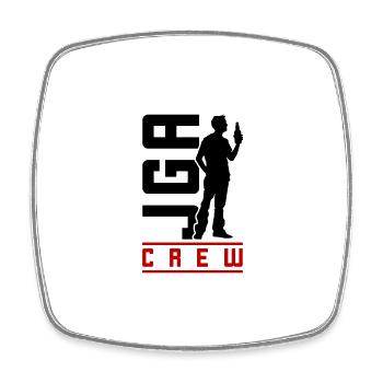 Jga Junggesellenabschied Crew - Viereckiger Kühlschrankmagnet - Weiß - Vorne
