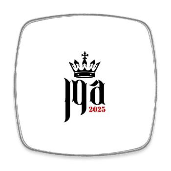 Jga 2025 Bachelor Party - Square fridge magnet - white - Front