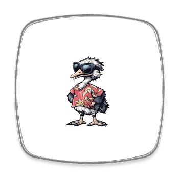 Strauss Comic Holiday - Square fridge magnet - white - Front