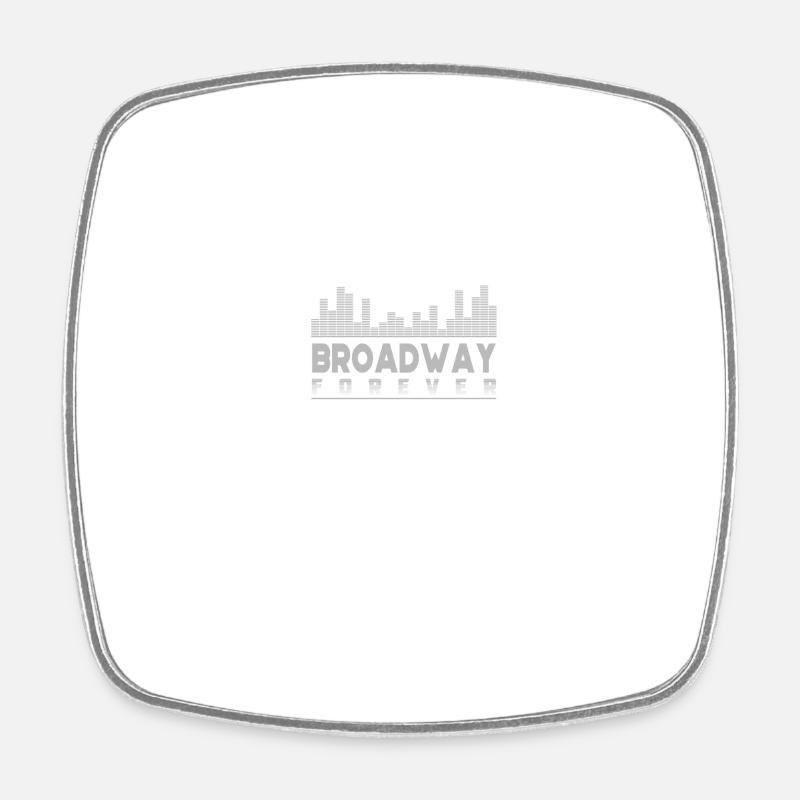 Broadway Forever - Comédie musicale - Magnet carré - blanc
