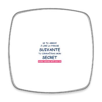 je vais être grande soeur - Magnet carré - blanc - Devant
