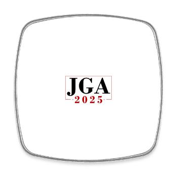 Jga 2025 Bachelor Party - Square fridge magnet - white - Front