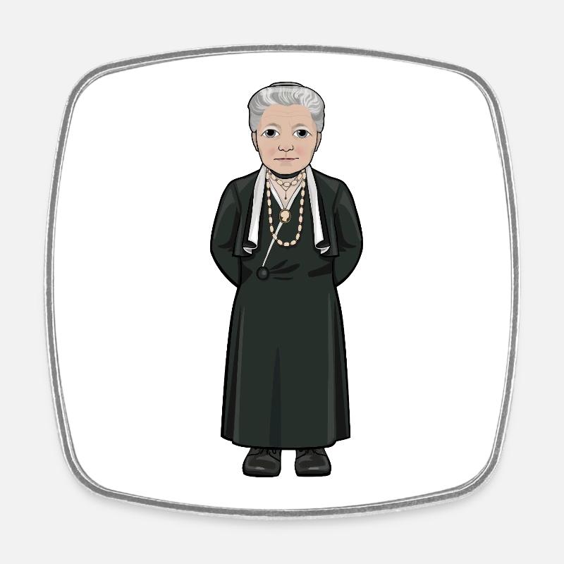 Selma Lagerlöf - Magnet carré - blanc