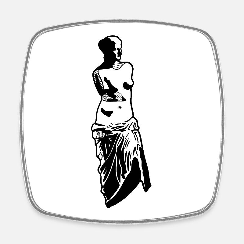 Venus - Square fridge magnet - white