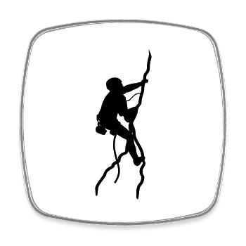 2541614 135107570 escalade - Magnet carré - blanc - Devant