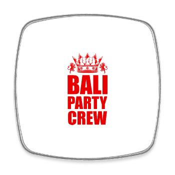Bali Party Crew Reise - Viereckiger Kühlschrankmagnet - Weiß - Vorne