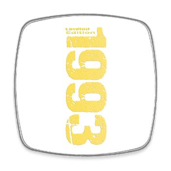 1993 Birthday Limited Edition Gold - Square fridge magnet - white - Front