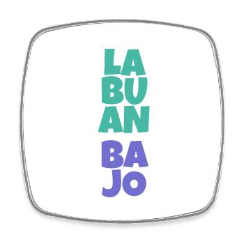 Labuan Bajo, Indonesia - Square fridge magnet - white - Front