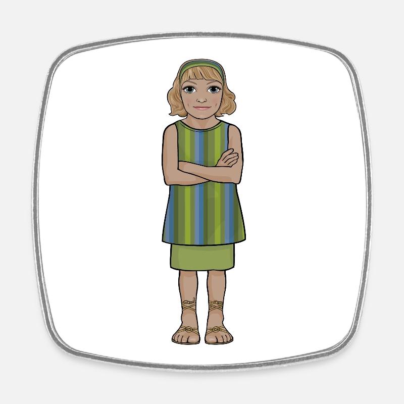 Monica Zetterlund - Square fridge magnet - white