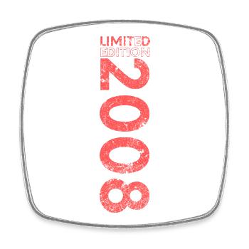 Édition limitée cadeau pour le 18e anniversaire 2008 - Magnet carré - blanc - Devant