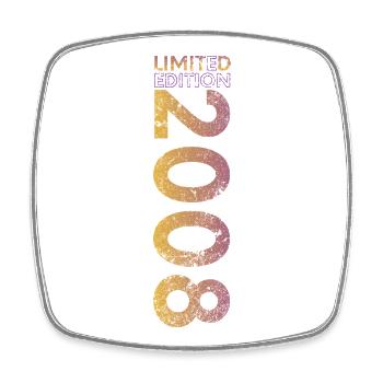 Édition limitée cadeau pour le 18e anniversaire 2008 - Magnet carré - blanc - Devant