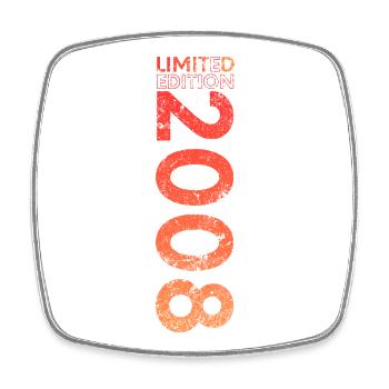 Édition limitée cadeau pour le 18e anniversaire 2008 - Magnet carré - blanc - Devant