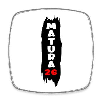Austria Matura 2026 - Square fridge magnet - white - Front