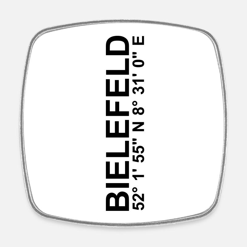BIELEFELD coordonne Schüco Arena DSC - Magnet carré - blanc