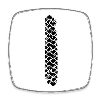 Burn to be wild 2 - Square fridge magnet - white - Front