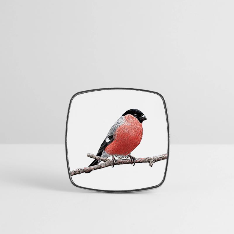 Dompaff oder Gimpel Viereckiger Kühlschrankmagnet