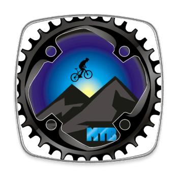VTT VTT - Magnet carré - blanc - Devant
