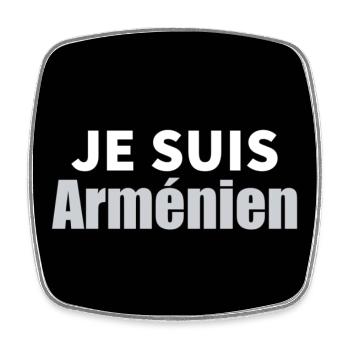 JE SUIS Arménien - Magnet carré - blanc - Devant