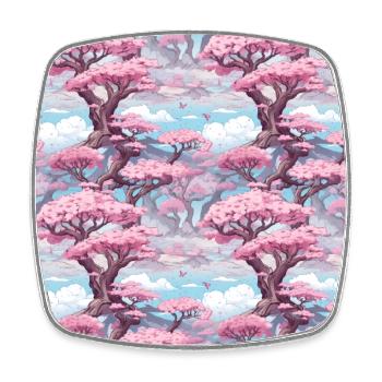 Anime Euphoria: Fantasy Cherry Blossom Dreamscape - Magnet carré - blanc - Devant